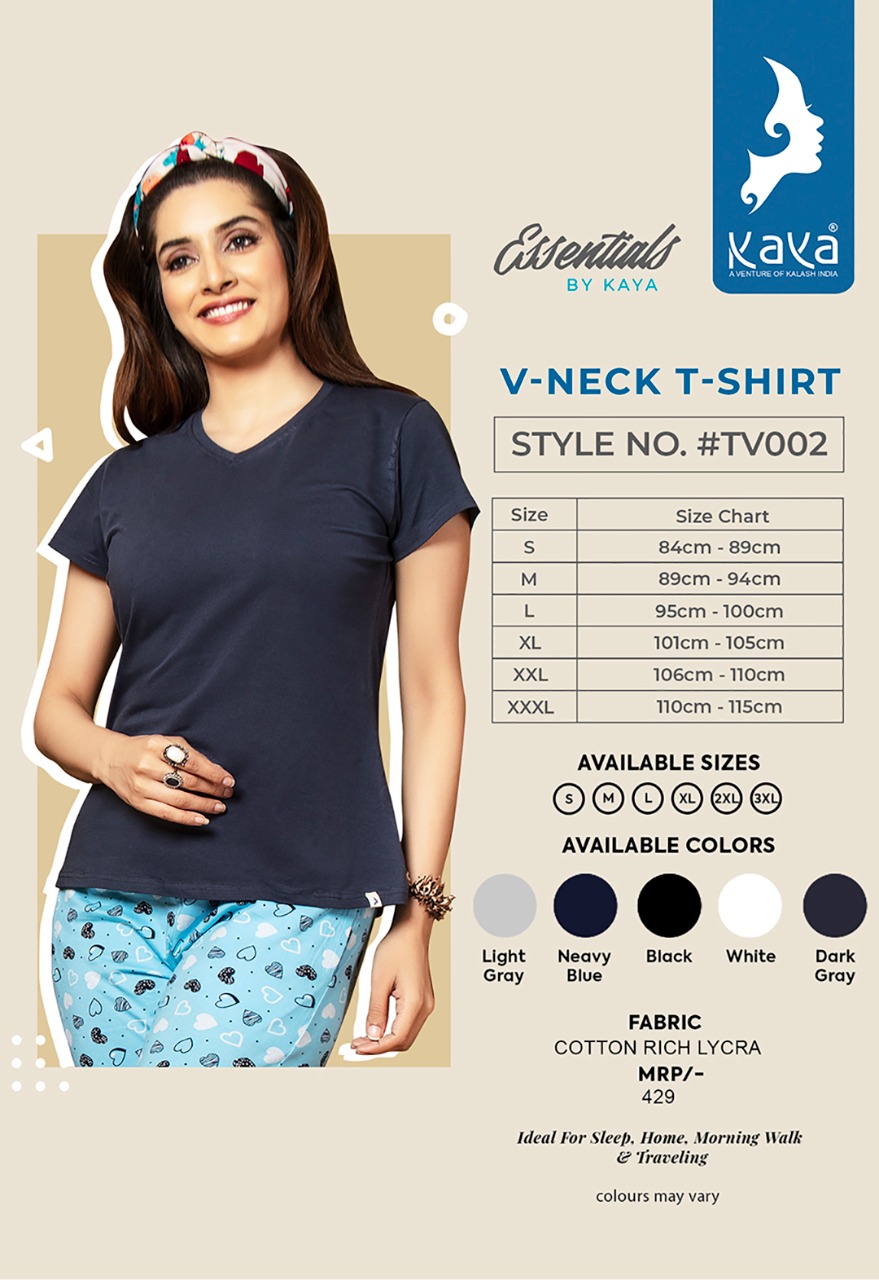 VNECK PLAIN BY KAYA